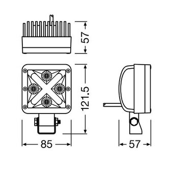 Osram LED Working Light Cube MX85-SP