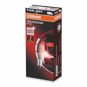 Osram R10W Light Bulb 24V 4W BA15s Truckstar Pro 10 Pieces