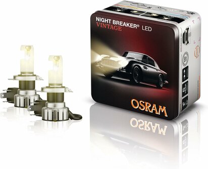 Osram Night Breaker LED Vintage H4 + R2 ECE-approved Set | +330%