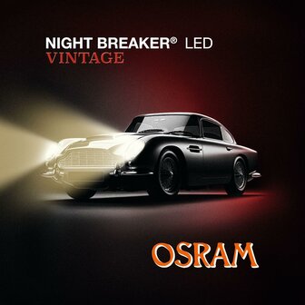 Osram Night Breaker LED Vintage H4 + R2 ECE-approved Set | +330%