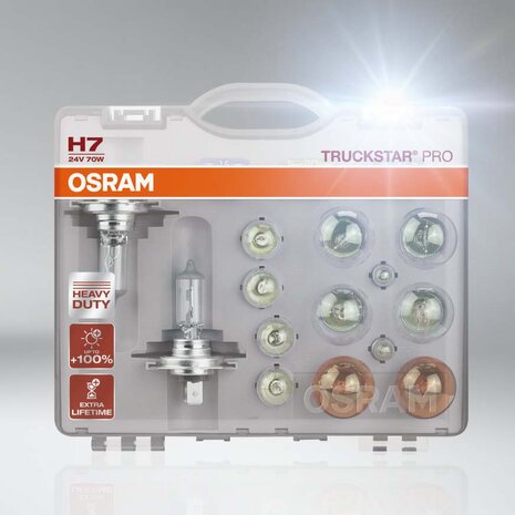 Osram H7 Truckstar Pro Sprare Lamps 24V Truck