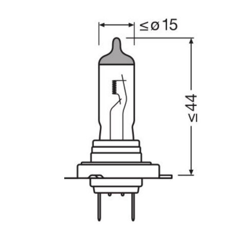 Osram H7 Halogen Lamp 12V 55W PX26d Night Breaker Silver