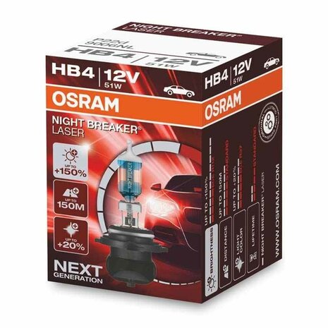 Osram HB4 Halogen Lamp Night Breaker 1 piece