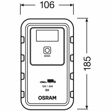 Osram BATTERY Charge 908 Battery Charger