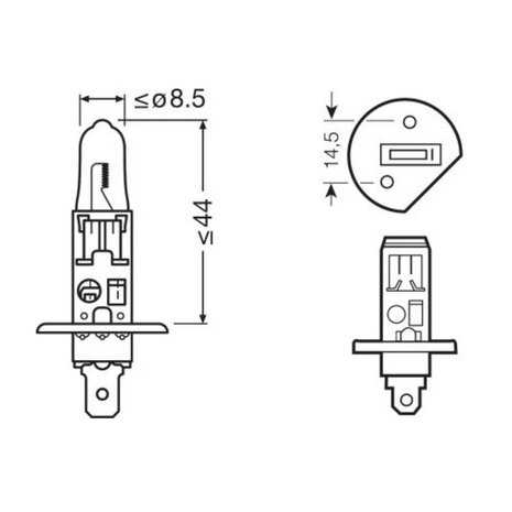 Osram H1 12V 55W P14.5s Cool Blue Intense (NEXT GEN)